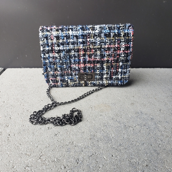 Handbags - tweed colorful small bag